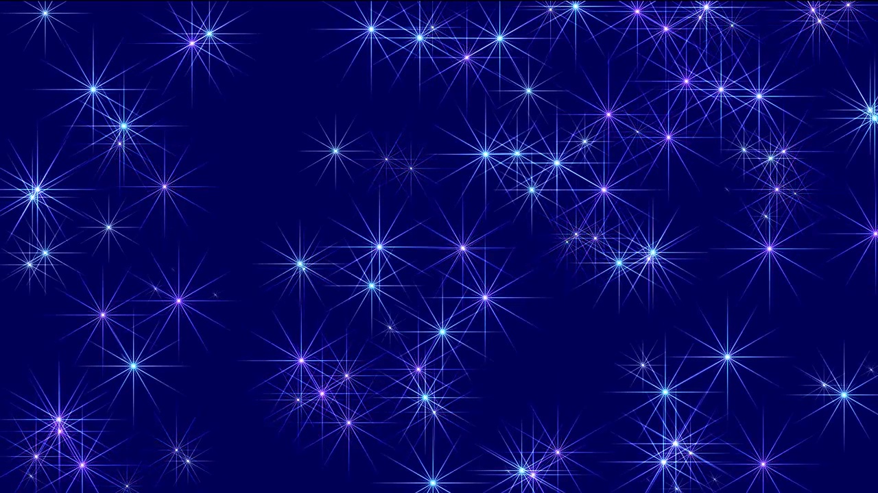 Buy video background with blue ✹ glitter star. Use for intro, films and  presentation.